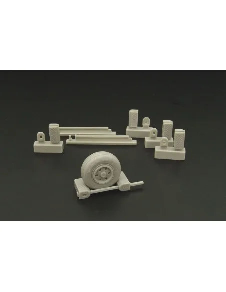 US Navy wheel chocks (modern), 1/48 - Brengun BRL48063