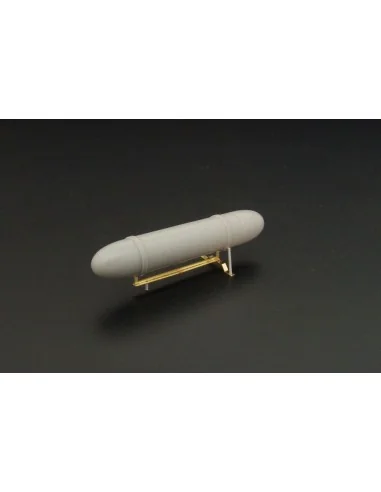 50gal cigar fuel tank w-rack (double pack), 1/48 - Brengun BRL48068