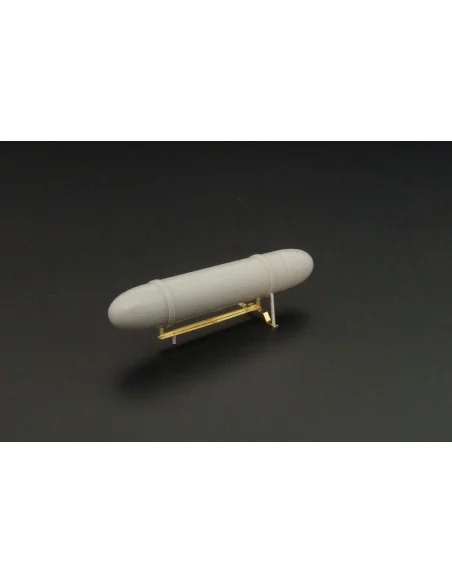 50gal cigar fuel tank w-rack (double pack), 1/48 - Brengun BRL48068
