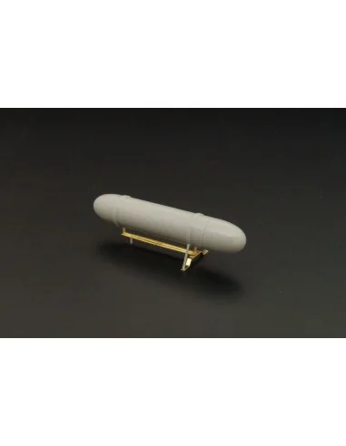 50gal cigar fuel tank w-rack (double pack), 1/48 - Brengun BRL48068