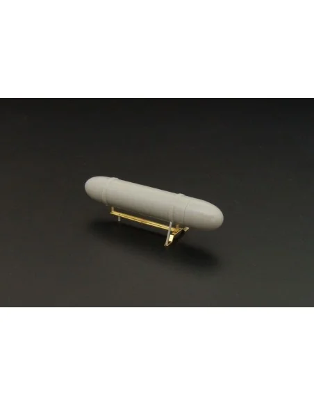 50gal cigar fuel tank w-rack (double pack), 1/48 - Brengun BRL48068