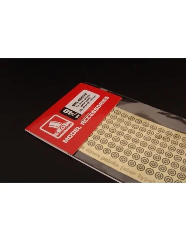Tie down points (star type) US aircraft carrier, 1/48 - Brengun BRL...