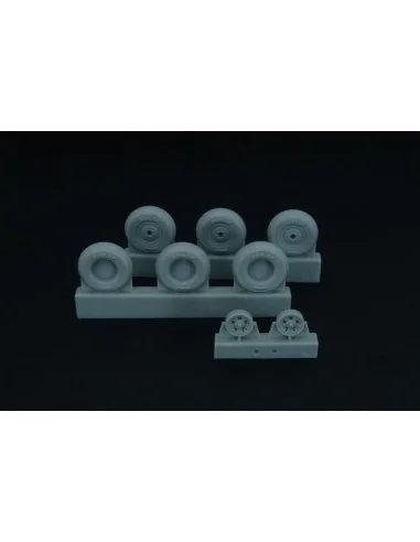 Spitfire 5 spoke wheels set (3 types of tires), 1/48 - Brengun BRL4...