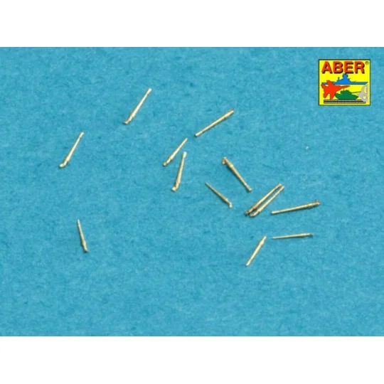 Set of 16 pcs 3, 7 cm Flak 42 gun barrels for German war ships, 1/7...