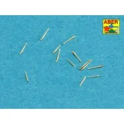 Set of 16 pcs 3, 7 cm Flak 42 gun barrels for German war ships, 1/7...