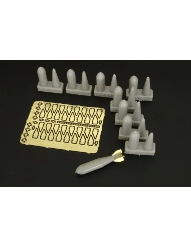 US bomb 250-lb AN-M57A1 (8 pcs), 1/48 - Brengun BRL48101