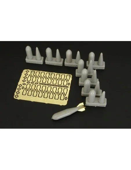 US bomb 250-lb AN-M57A1 (8 pcs), 1/48 - Brengun BRL48101