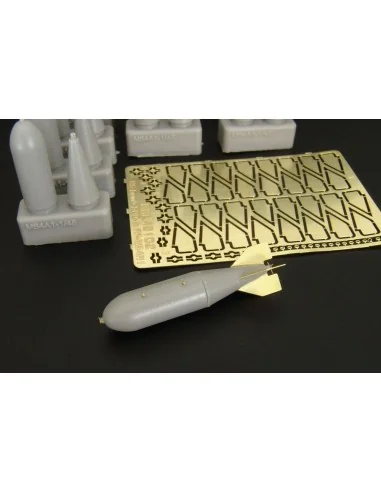 [NO_DESC] US bomb 500-lb AN-M64A1 (8 pcs), 1/48 - Brengun BRL48102
