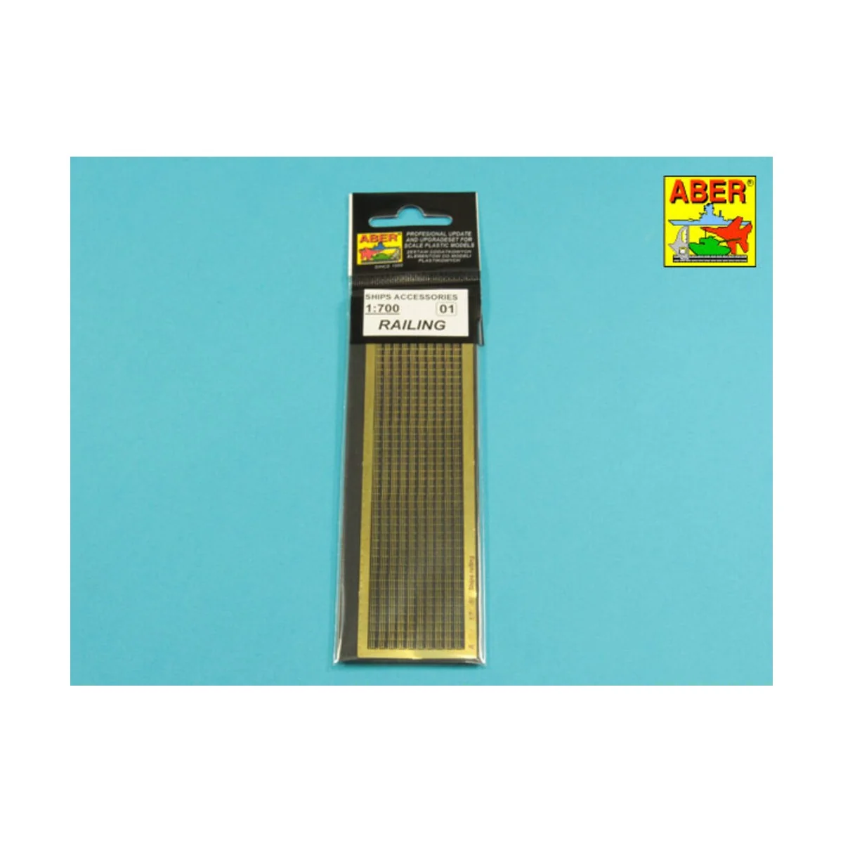 Railing 3 bar horizontal - Aber Models RE-700-01