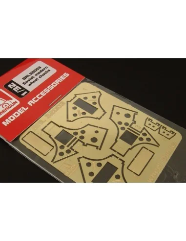 Soviet modern wheel chocks, 1/32 - Brengun BRL32003