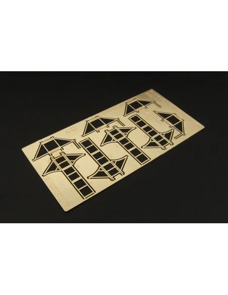 Luftwaffe wheel chocks (two types), 1/32 - Brengun BRL32013