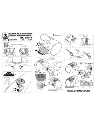 Siemens Schuckert D III (Roden kit), 1/32 - Brengun BRL32014