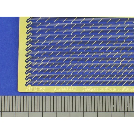 Aslant railing 45, 1/700 - Aber Models RE-700-02 Aslant railing 45, 1/700 - Aber Models RE-700-02