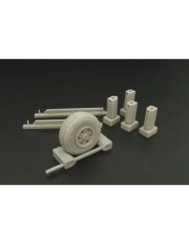 US Navy wheel chocks (modern), 1/32 - Brengun BRL32018