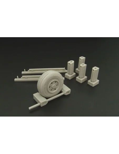 US Navy wheel chocks (modern), 1/32 - Brengun BRL32018