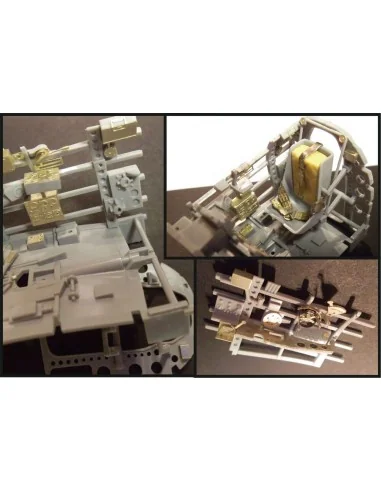 Mitsubishi A6M5c Zero interior (Hasegawa kit), 1/32 - Brengun BRL32024