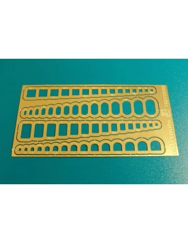 scribing templates rectangles, ovals, ETC - Brengun HQT008