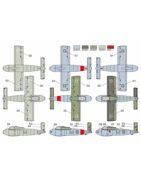 Me P1103 rocket fighter, 1/72 - Brengun BRP72036