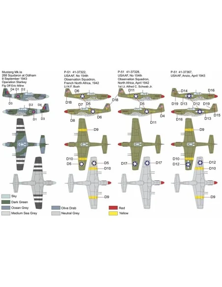P-51- Mustang Ia, 1/72 - Brengun BRP72037