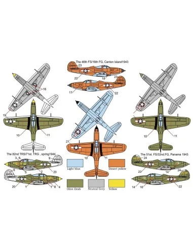 [NO_DESC] P-39Q Airacobra, 1/144 - Brengun BRP144012