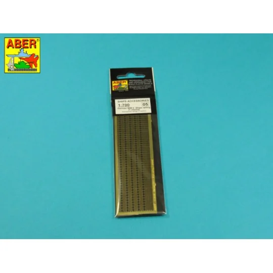 German WWII Ships railing (1 choice) - Aber Models RE-700-05