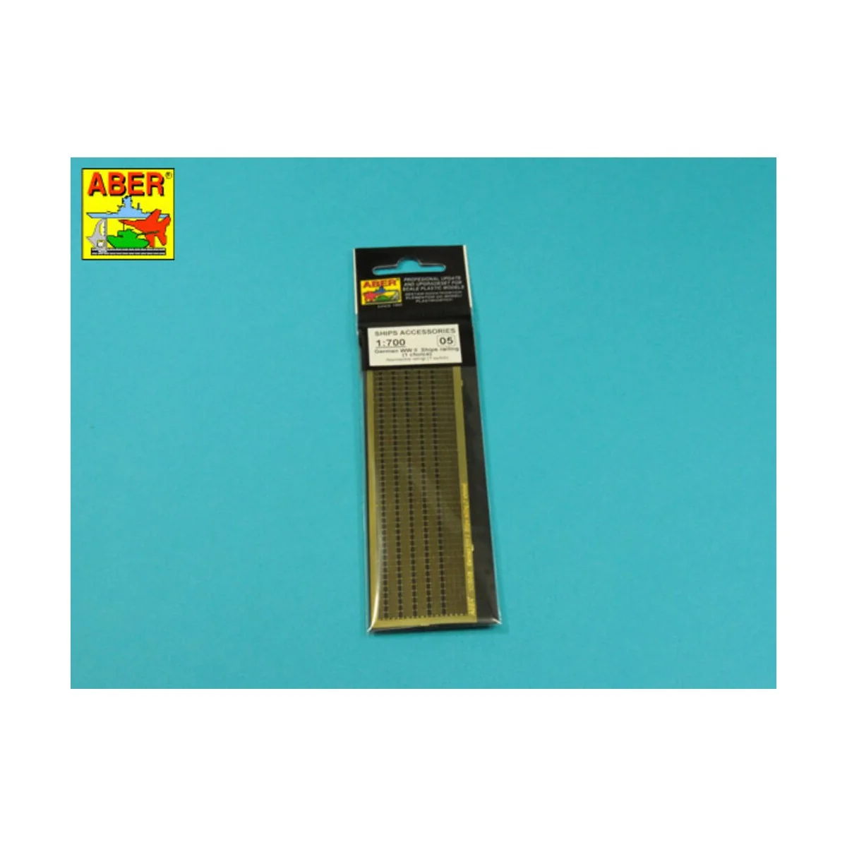 German WWII Ships railing (1 choice), 1/700 - Aber Models RE-700-05 German WWII Ships railing (1 choice), 1/700 - Aber Models RE-700-05