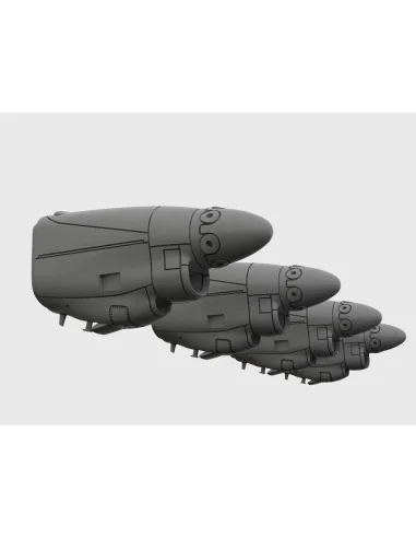 C-130J Engine set, 1/72 - Brengun BRL72170