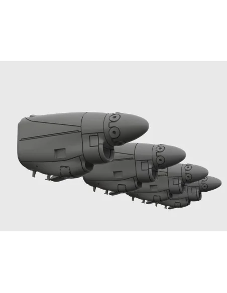 [NO_DESC] C-130J Engine set, 1/72 - Brengun BRL72170
