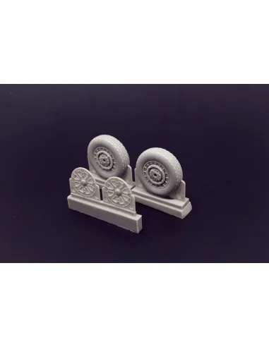 F4U Corsair Block Thread Wheels set, 1/48 - Brengun BRL48114