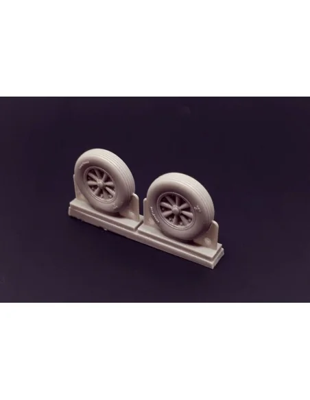F4U Corsair Late Ribbed Thread (late '50s) Wheels set, 1/48 - Breng...