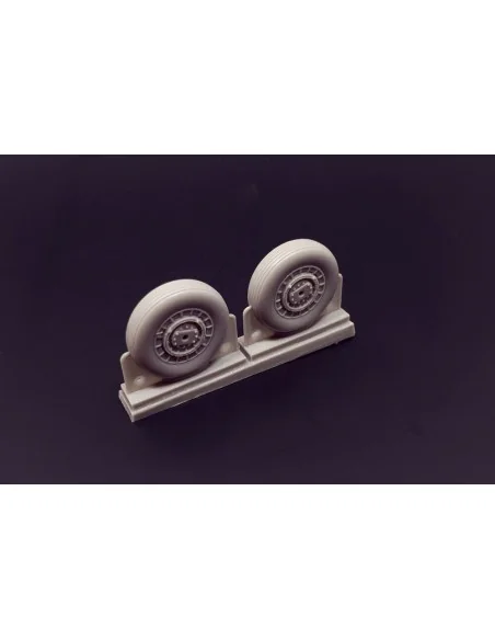 F4U Corsair Late Ribbed Thread (late '50s) Wheels set, 1/48 - Breng...