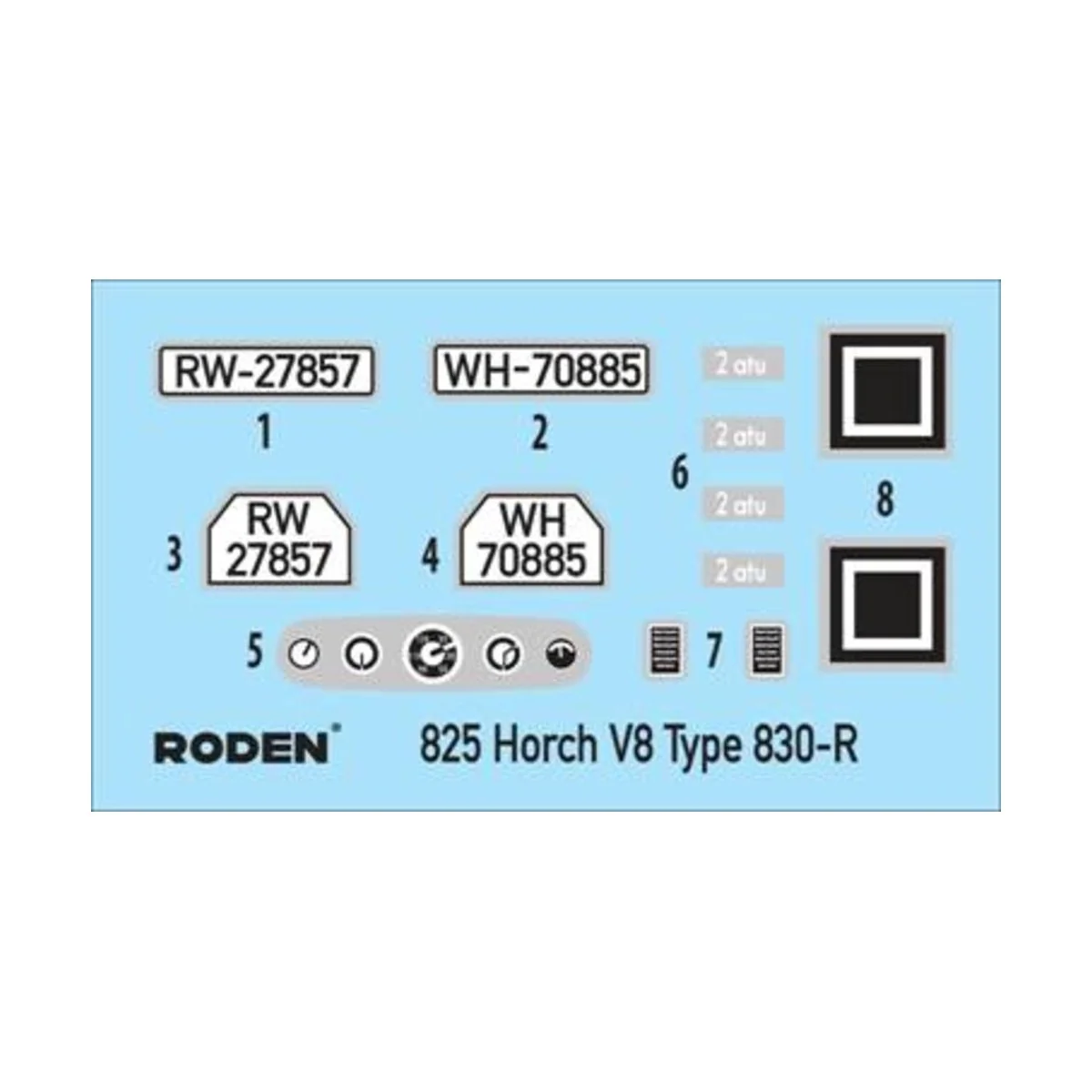 Horch V8 Type 830R - Roden 825
