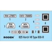 Horch V8 Type 830R, 1/35 - Roden 825 Horch V8 Type 830R, 1/35 - Roden 825