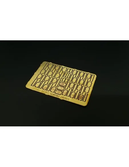German WWII licence plates, 1/72 - Hauler HLH72089