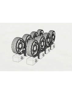 JGSDF Type 16 Wheels (Tamiya kit), 1/35 - Hauler HLU35115 2