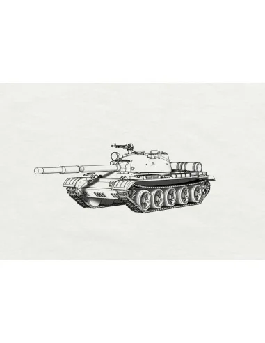 T-62 MBT, 1/144 - Brengun BRS144046