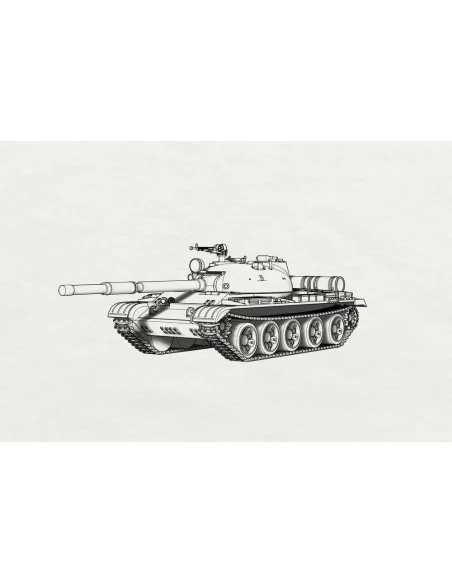 T-62 MBT, 1/144 - Brengun BRS144046