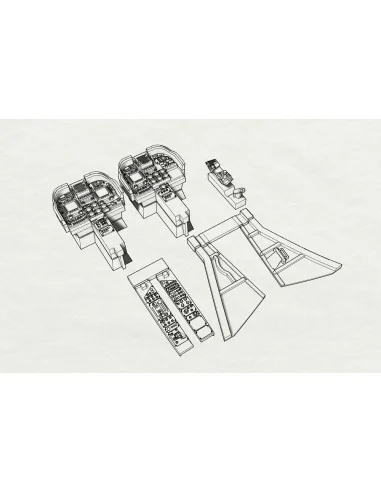 AV8B Cockpit (Hasegawa kit), 1/72 - Brengun BRL72182