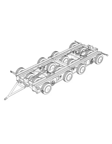 Culemeyer four axles, 1/144 - Brengun BRS144047