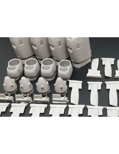 C-130 E-H engine set (Italeri kit), 1/48 - Brengun BRL48125