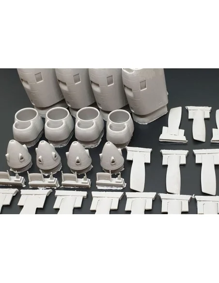 C-130 E-H engine set (Italeri kit), 1/48 - Brengun BRL48125