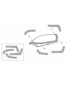 Extra EA-300L-330LC Canopy masks (Brengun kit), 1/72 - Brengun BRL7...