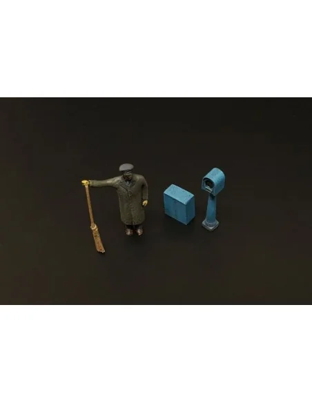 [NO_DESC] Street sweeper and parking meter, 1/87 - Hauler HLR87202