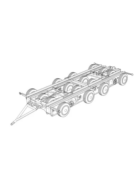 Culemeyer four axles, 1/120 - Hauler HTT120082