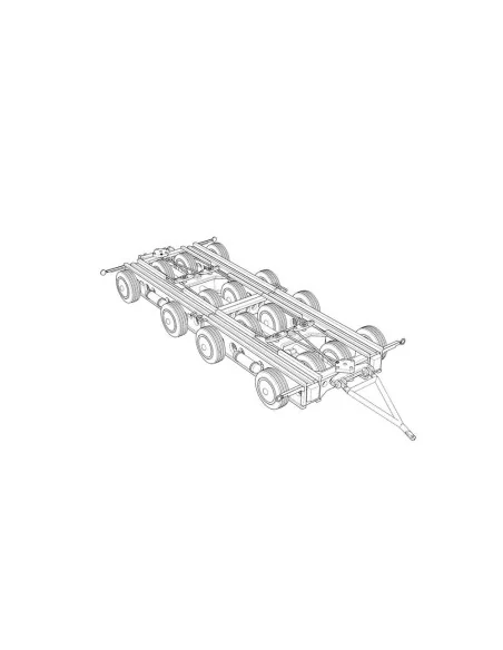 Culemeyer four axles, 1/120 - Hauler HTT120082
