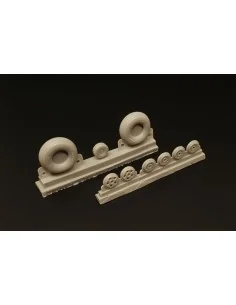DH 98 Mosquito wheels, 1/72 - Brengun BRL72206 2