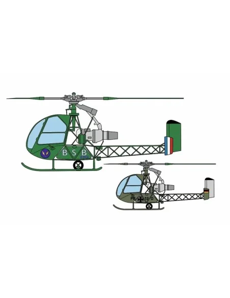 [NO_DESC] SO-1221 Djinn, 1/72 - Brengun BRS72017