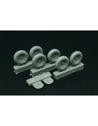P-47N Wheels (3 type of pattern), 1/72 - Brengun BRL72214