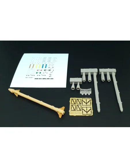 AIM-9X Sidewinder (2pcs), 1/48 - Brengun BRL48133