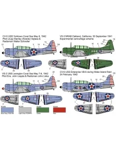 SBD-3 Dauntless CORAL SEA, 1/144 - Brengun BRP144013 2